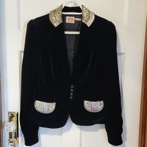 JUICY velvet with sequins blazer